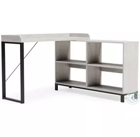 Bayflynn White And Black L Shape Desk