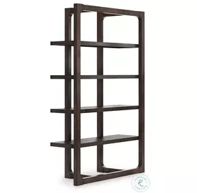 Breckington Dark Brown 76" Bookcase