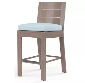 Laguna Canvas Skyline Upholstered Outdoor Bar Stool
