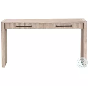 Halloway Natural Gray Acacia 55" Console Table with 2 Drawers