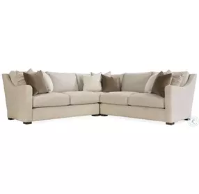 Ventura Beige 3 Piece Fabric Sectional