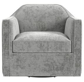 Aaron Cement Upholstered Swivel Chair