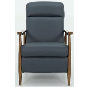 Hampton Santa Fe Ocean Leather Push Thru The Arms Recliner