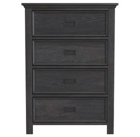 Brooklyn Charcoal 4 Drawer Chest