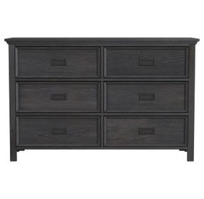 Brooklyn Charcoal 6 Drawer Dresser
