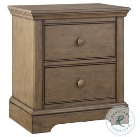 Hanley Cashew 2 Drawer Nightstand