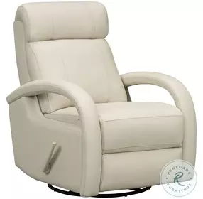 Harlee Troy Cream Swivel Glider Recliner