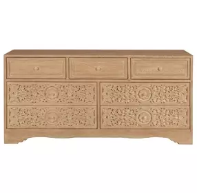 Haveli Whitewash 7 Drawer Dresser