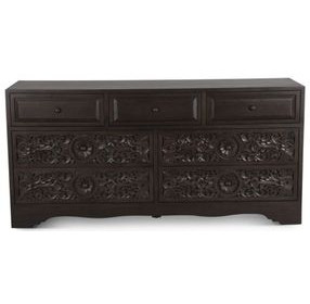 Haveli Vintage Brown 7 Drawer Dresser