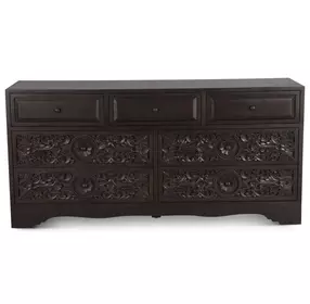 Haveli Vintage Brown 7 Drawer Dresser