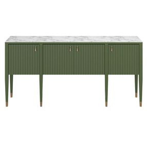 Eave Darkened Sage 1 Drawer Sideboard with Stone Top
