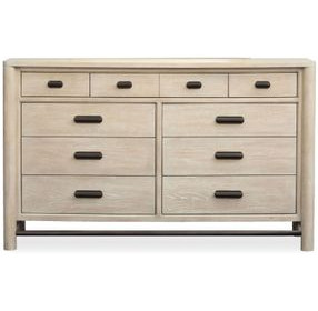 Sunset Cove Sanibel Brown and Gray 9 Drawer Dresser