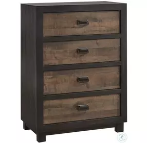 Harrison Dark Chocolate 4 Drawer Chest
