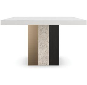 Unity Burnished Adobe 96" Rectangular Extendable Dining Table