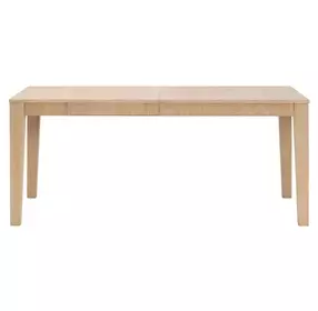 Highland Natural Oak 87" Extendable Rectangular Dining Table