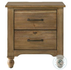 Highland Sand Dune 2 Drawer Nightstand
