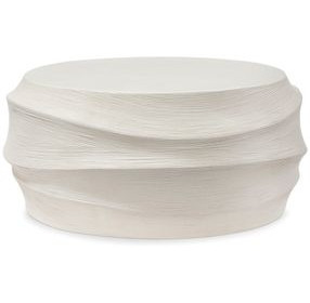 Kai White Outdoor Round Cocktail Table
