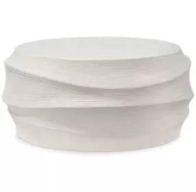 Kai White Outdoor Round Cocktail Table