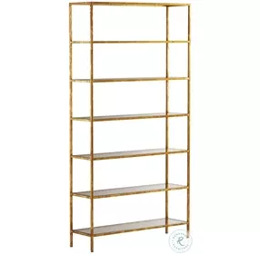 Reign Gold Leaf Etagere