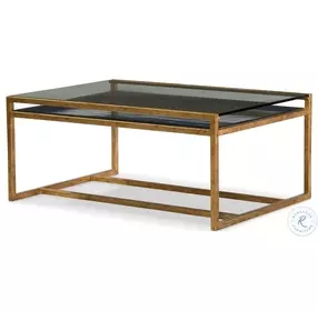 San Antique Gold Cocktail Table