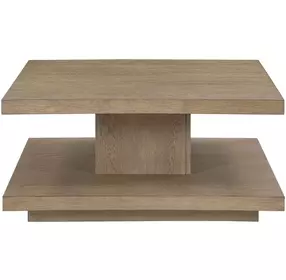 Canyon Sand Square Cocktail Table with Casters
