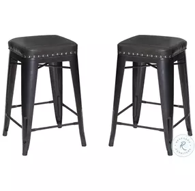 Hank Granite Counter Height Stool Set Of 2