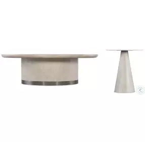 Modern Mood Light Brown Round Occasional Table Set