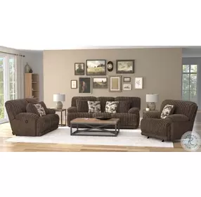 Hollifield Chocolate Reclining Living Room Set