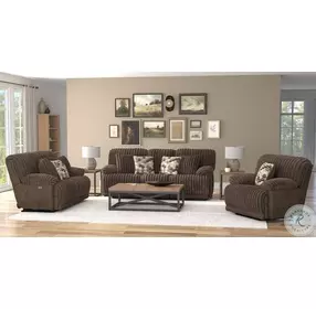 Hollifield Chocolate Power Reclining Living Room Set