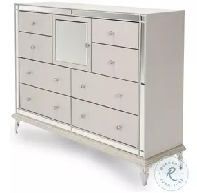 Hollywood Loft Frost Upholstered Dresser