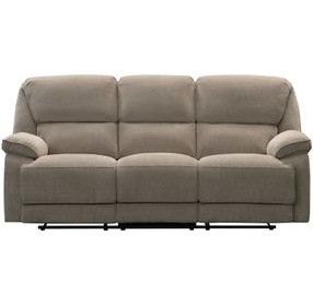 Hooper Alma Tan 85" Manual Reclining Sofa