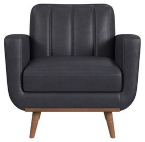 Fable Navy Upholstered Lounge Chair