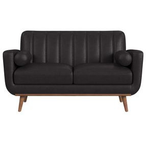 Fable Dark Gray 61" Loveseat