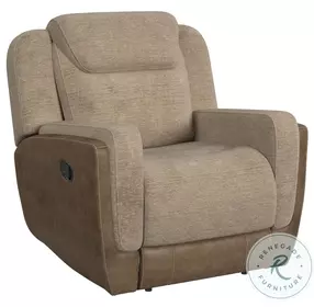 Viper Beige Glider Recliner