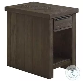 Hearst Reclaimed Chevron 24" Chairside Table
