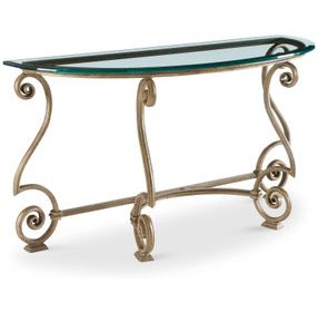 Solano Aged Bronze Console Table