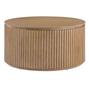 Colvin Brown Round Coffee Table