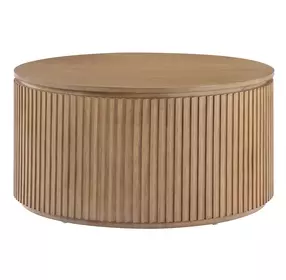 Colvin Brown Round Coffee Table