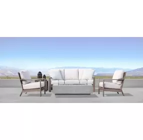Laguna Canvas Natural Outdoor Living Room Set
