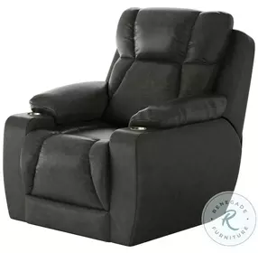 Challenger Passion Slate Power Headrest Wall Hugger Big Mans Recliner