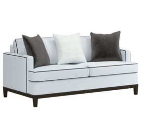 Artisan Upholstery Snow White 86" Everett Sofa
