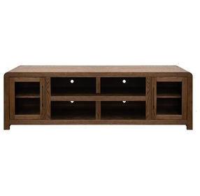 Haven Oak Bourbon 82" TV Stand