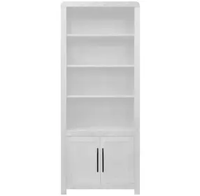 Haven White 2 Door Bookcase