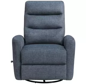 Takami Blue Swivel Recliner