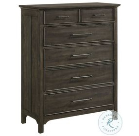 Hawthorne Burnished Clay 5 Drawer Chest