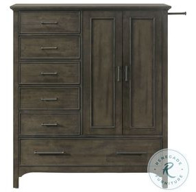 Hawthorne Burnished Clay 6 Drawer Gentlemans Chest