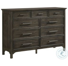 Hawthorne Burnished Clay 9 Drawer Dresser