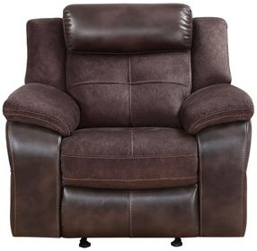Pueblo Brown Manual Reclining Chair