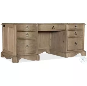 Corsica Light Natural Executive Desk