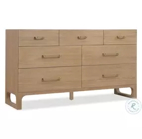 Banyon Bay Light Wood 7 Drawer Dresser